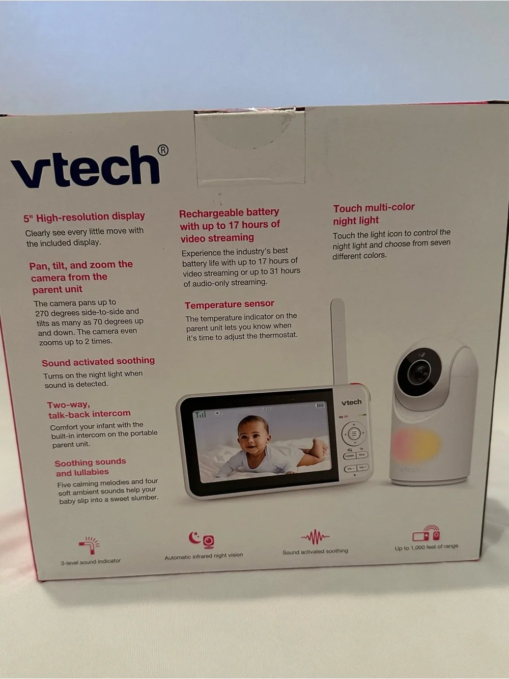 VTech Pan & Tilt Video Monitor